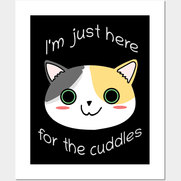 Cat Cuddles Wall Art by MemeNthings